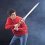 Replica hasbro espada poder ranger rojo