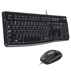 Logitech MK120 Teclado + Ratón óptico 1000dpi USB