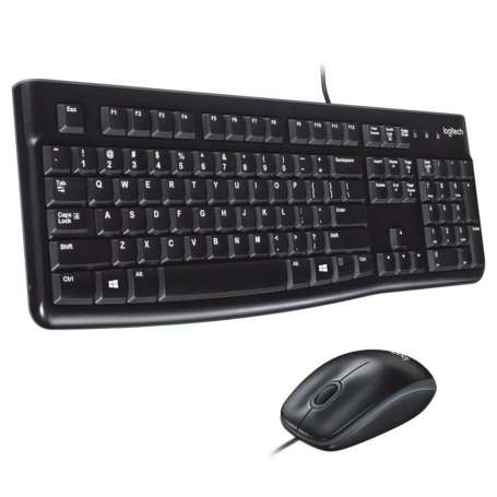Logitech MK120 Teclado + Ratón óptico 1000dpi USB