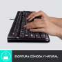 Logitech MK120 Teclado + Ratón óptico 1000dpi USB