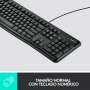 Logitech MK120 Teclado + Ratón óptico 1000dpi USB