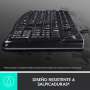 Logitech MK120 Teclado + Ratón óptico 1000dpi USB