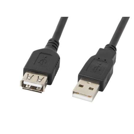 Cable alargador lanberg usb 2.0 macho
