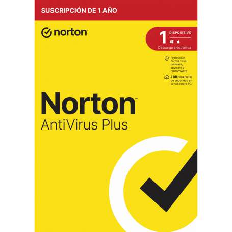 NORTON Antivirus 2GB ES 1us 1 dispositivos 1A