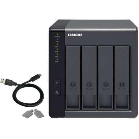 QNAP TR-004 Raid Expansion 4XHDD-Bay 1xUSB-C 3.2