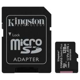 Kingston SDCS2/128GB microSD XC clase 10 128GB c/a