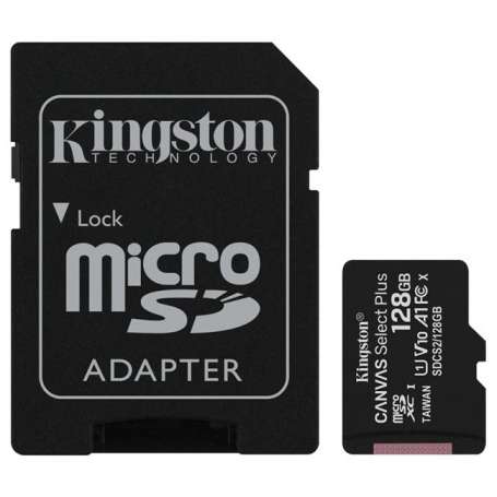 Kingston SDCS2/128GB microSD XC clase 10 128GB c/a