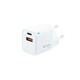 Coolbox Cargador Gan 20W USB-C/USB-A PARED