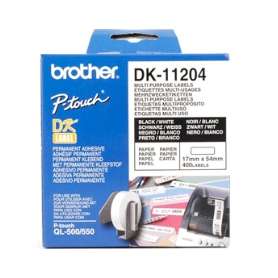 Brother Etiquetas DK11204 Multiuso 17x54 mm 400 ud