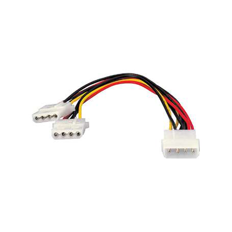 Duplicador cable alimentacion atx equip conector