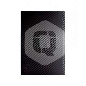 Lamina trasera personalizacion qcharx fibra carbono