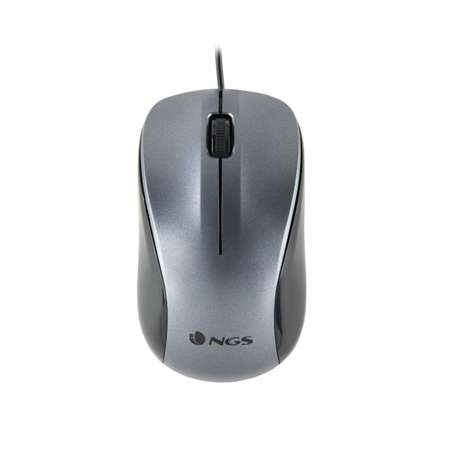 NGS Ratón Óptico WIRED GRAY