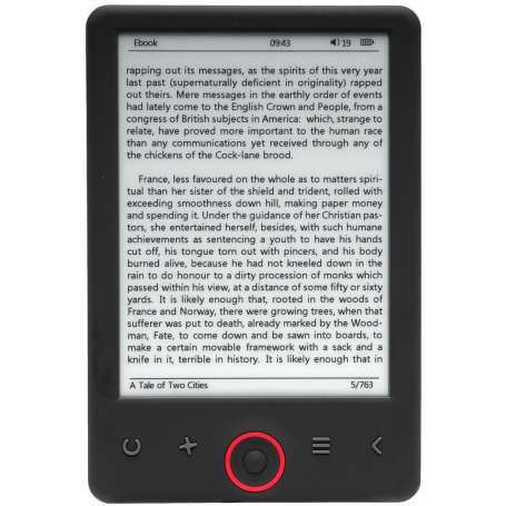 Ebook denver ebo - 635l 6pulgadas 4gb negro