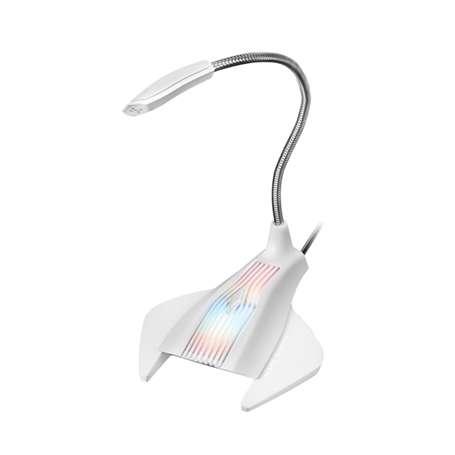 Microfono mars gaming rgb blanco