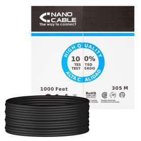 Nanocable Bobina Cable RJ45 CAT5E UTP Rigido 305 E