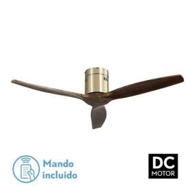 Ventilador dc aguilon cuero 3 aspas