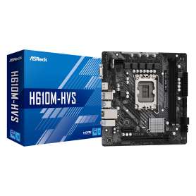 Placa base asrock 1700 h610m - hvs m - atx