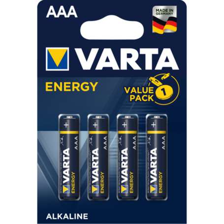 Blister pilas varta alcalinas energy lr03