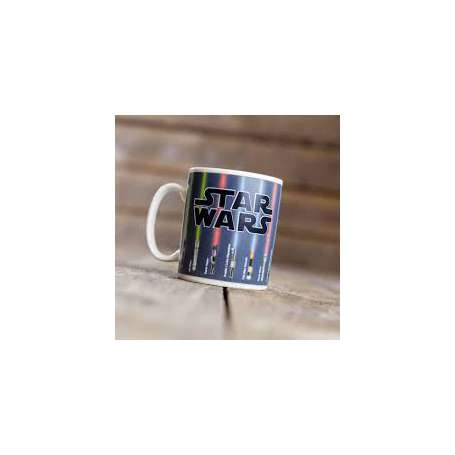 Taza térmica star wars espadas láser