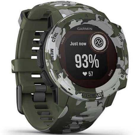 Reloj smartwatch garmin instinct solar camo