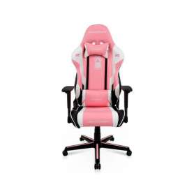 Silla gaming dxracer racing pink white