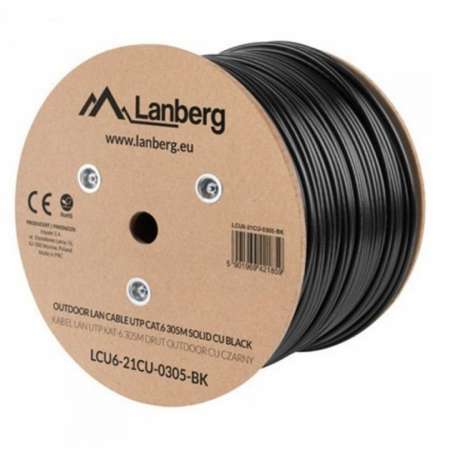 Bobina exterior lanberg cat.5e utp rj45