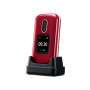 Telefono movil doro 7080 clam red
