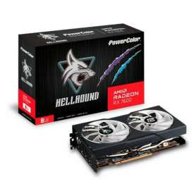 Tarjeta grafica powercolor rx 7600 hellhound