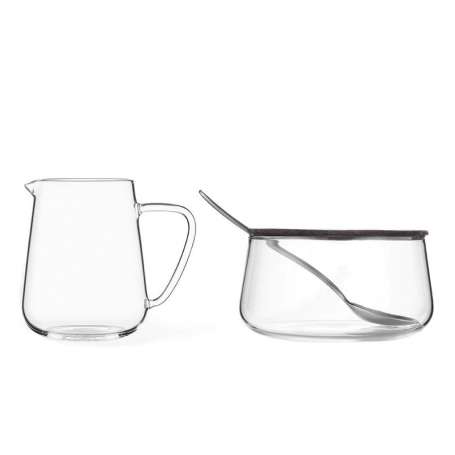 Juego recipiente leche y azucar clasico