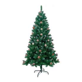 Arbol navidad verde grande frondoso 180