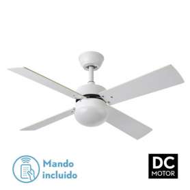 Ventilador dc sofia 2xe27 blanco 4