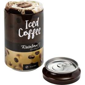 Lata calcetines rainbow socks café frío