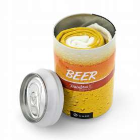 Lata calcetines rainbow socks cerveza talla