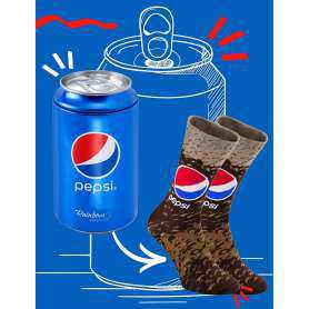 Lata calcetines rainbow socks pepsi talla