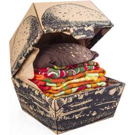 Calcetines rainbow socks hamburguesa vegana talla