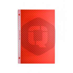 Lamina trasera personalizacion qcharx fibra carbono