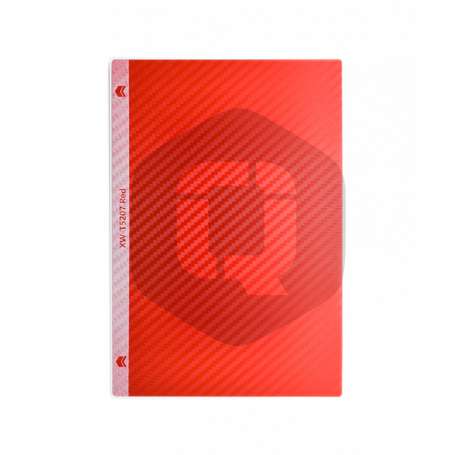 Lamina trasera personalizacion qcharx fibra carbono