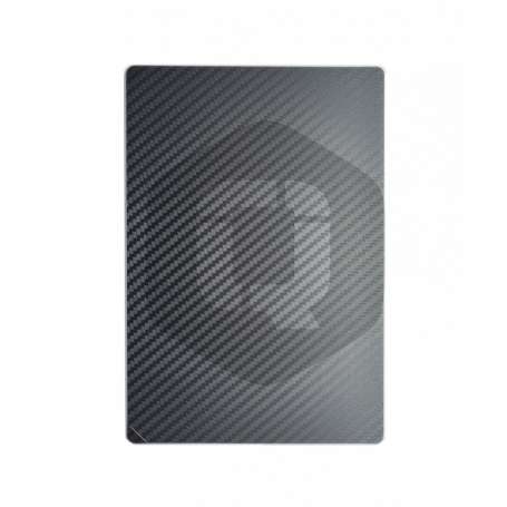 Lamina trasera personalizacion qcharx fibra carbono