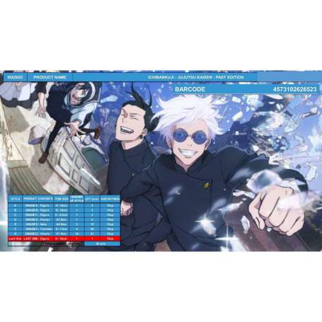 Ichiban kuji jujutsu kaisen past edition