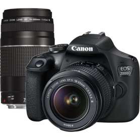 Camara reflex canon eos 2000d +