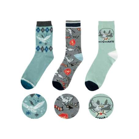 Set 3 pares calcetines cinereplicas harry