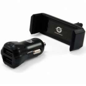 Cargador coche usb conceptronic 2 puertos