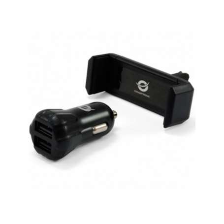 Cargador coche usb conceptronic 2 puertos