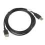 Cable alargador lanberg usb 2.0 macho