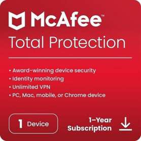 Antivirus mcafee total proteccion 1 dispositivo