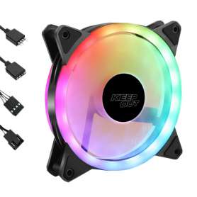 Ventilador caja keep out xfc - 120sr argb