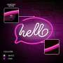 Lampara forever neon led hello pink
