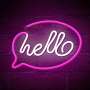 Lampara forever neon led hello pink