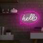 Lampara forever neon led hello pink