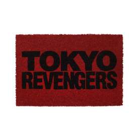 Felpudo 60x40 cm logo sobre rojo